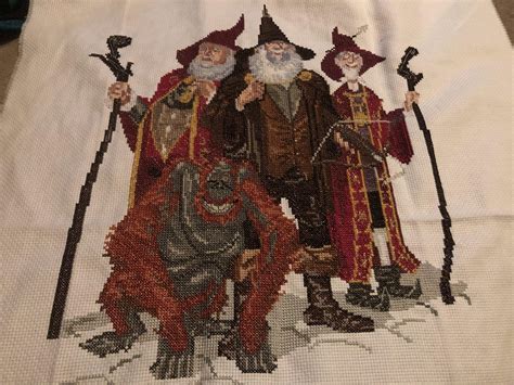 Just Finished The Unseen University Faculty Cross Stitch Rdiscworld