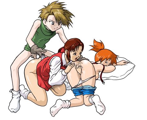 Rule 34 2girls Anal Anilingus Ass Bbmbbf Breasts Crossover Digimon