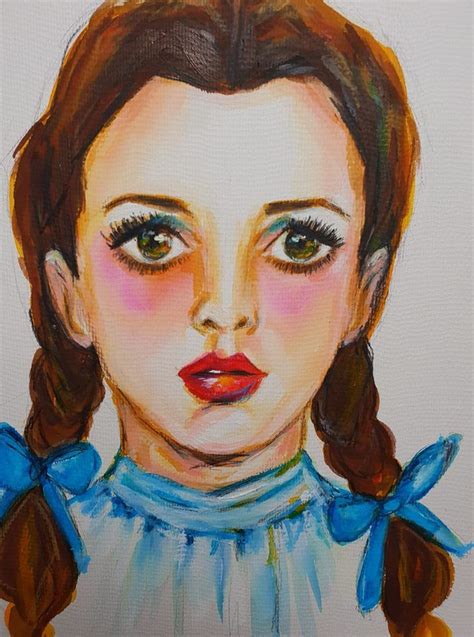 Dorothy The Wizard Of Oz Original Art Portrait Art