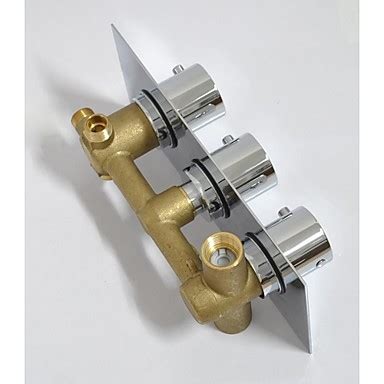 A thermostatic mixing valve (tmv) is a valve that blends hot water with cold water to ensure constant, safe shower and bath outlet temperatures, preventing scalding. Thermostatic Mixer Valve 8"Ultrathin Square Rainfall ...