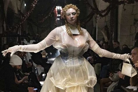 Gwendoline Christie Looks Unrecognizable As She Transforms Into Porcelain Doll On Margiela