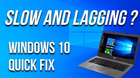 How To Fix Windows 10 Lagging Slow Problem Fix Laggy Laptop Windows