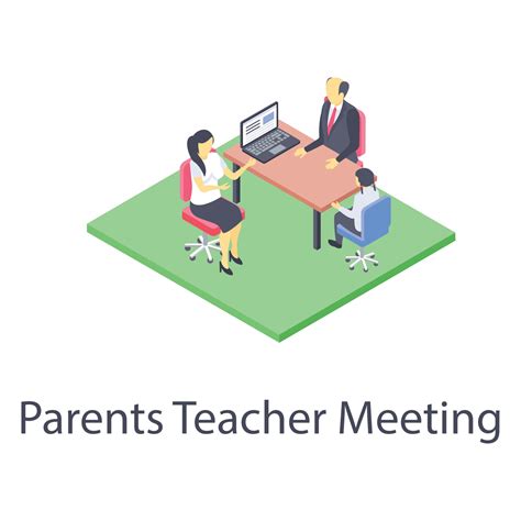 Parents Teacher Meeting 2999228 Vector Art At Vecteezy