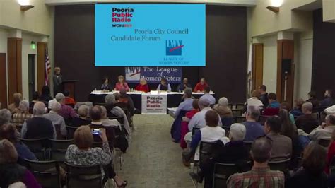Peoria City Council Candidate Forum Youtube