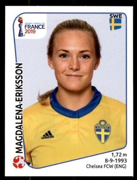 panini women s world cup 2019 magdalena eriksson sweden no 466 women s world cup world cup