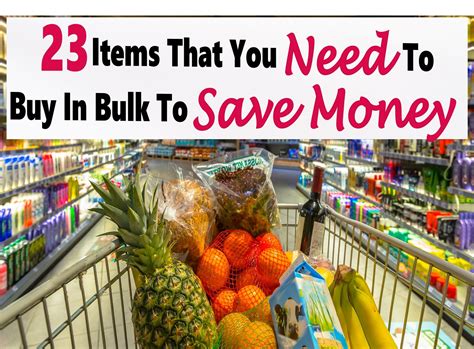 Buy In Bulk 23 Items That You Should Always Buy In Bulk Saving