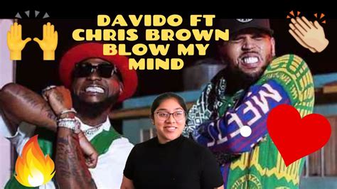 Davido Ft Chris Brown Blow My Mind Reaction Youtube