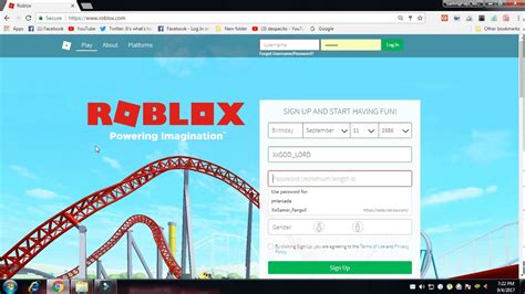 How To Sign Up In Roblox Fast And Easy Youtube