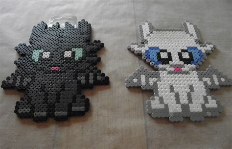 Perler Bead How To Train Your Dragon Inspired Pixel Art Toothless