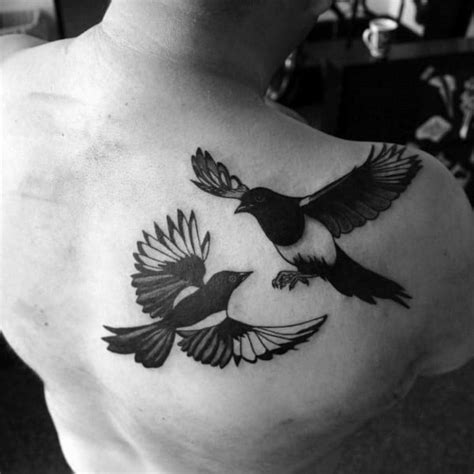 Commendation.like any good ship, the magpie's fortune proved to be a starting point for a. 50 Magpie Tattoo Designs For Men - Bird Ink Ideas