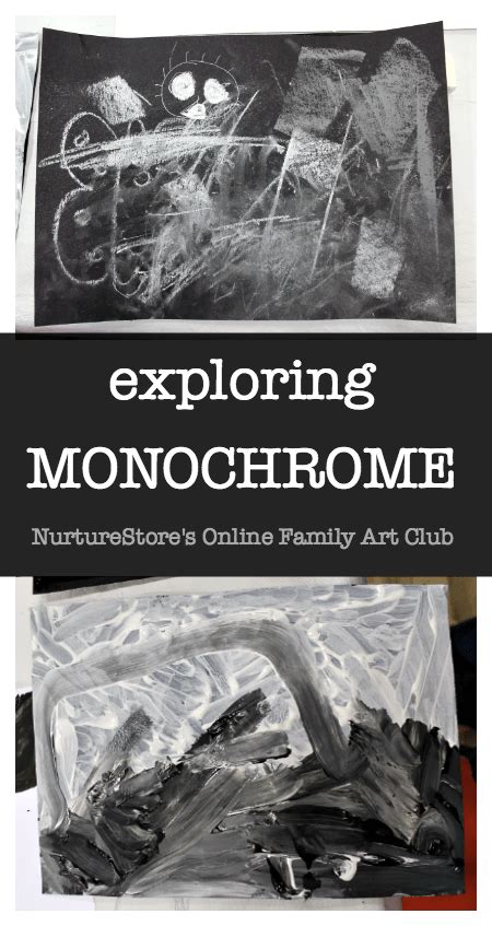 Monochrome Art Lesson For Children Nurturestore