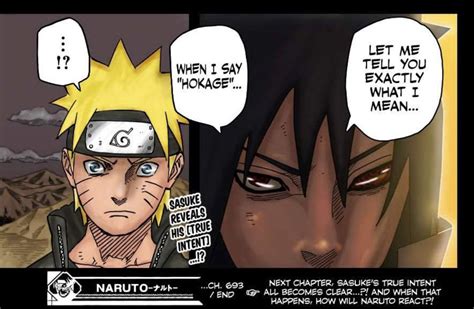Sasuke What Does Hokage Mean Randomer Naruto