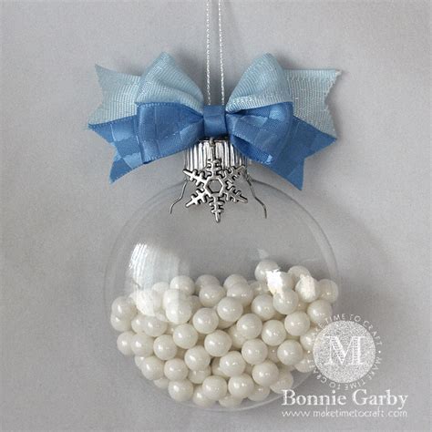 Beautiful Bow Topped Christmas Ornament Tutorial Using The Bow It All
