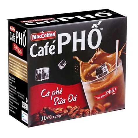 Cà Phê Sữa đá Café Phố Maccoffee Bộ 3 Hộp X 240g Chuỗi Tạp Hóa Việt