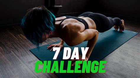 7 DAY CHALLENGE 7 MINUTE WORKOUT TO LOSE BELLY FAT HOME WORKOUT TO LOSE