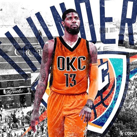 Paul George Oklahoma City Thunder Wallpapers Wallpaper Cave