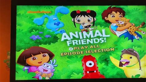 Nickelodeon Animal Friends Dvd Walkthrough Youtube