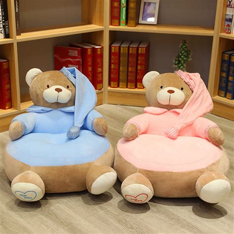 Cute Teddy Bear Sofa Chair Plush Toys Plush Sleeping Comfort Etsy
