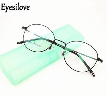 Eyesilove finished myopia glasses Nearsighted Glasses round lens shape ...