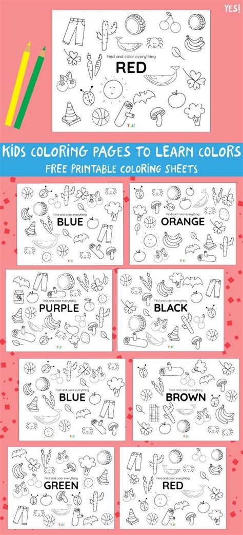 Printable Coloring Pages Of Colors Yes We Made This Coloring Pages