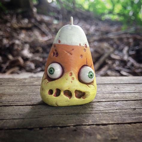 Zombie Candy Corn Ornament Etsy