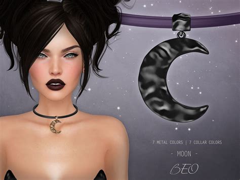 Beo Moon Necklace Sims Cc Sims Sims 4