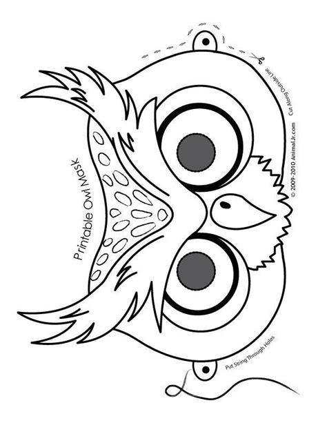 Free Printable Owl Template Coloring Home