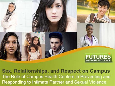 Sex Relationships And Respect On Campus Training Slides For Campus Health Settings Futures
