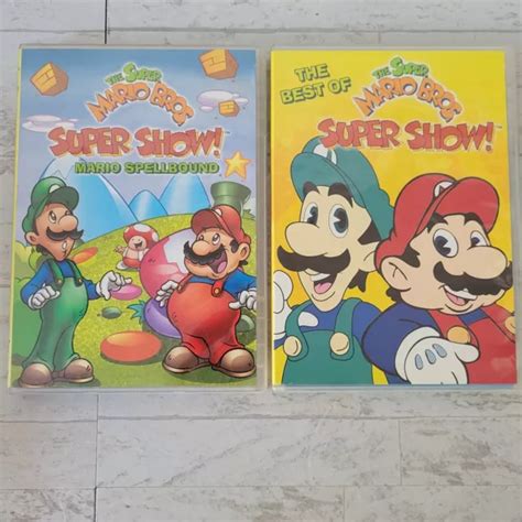 Super Mario Brothers Super Show Vol 1 Dvd 2006 4 Disc Set Box