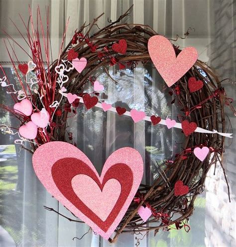 44 Wonderful Diy Valentines Wreath Decor Ideas With Images