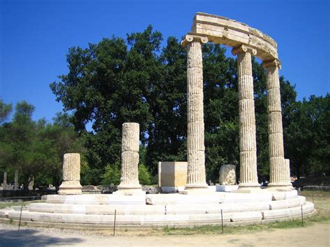 Macedonia Documents The Philippeion Ancient Olympia