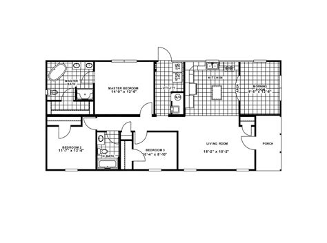 Floor Plan For 1976 14x70 2 Bedroom Mobile Home Floor Plans