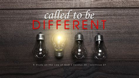 Exodus Leviticus Part Called To Be Different Valley Avenue Baptist Church
