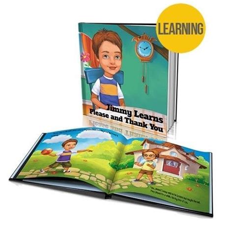 Personalized Story Book Learns Please And Thank You Personalized