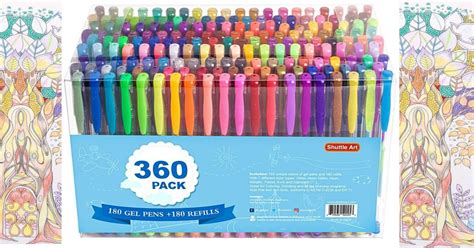 Amazon 360 Pack Gel Pens Set 23 99 Reg 49