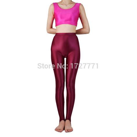 lg35 unisex lycra spandex tights solid color opaque zentai legging fetish wear customize size