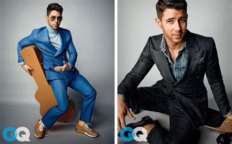 nick jonas rocks double breasted suits for gq february 2015 photo shoot