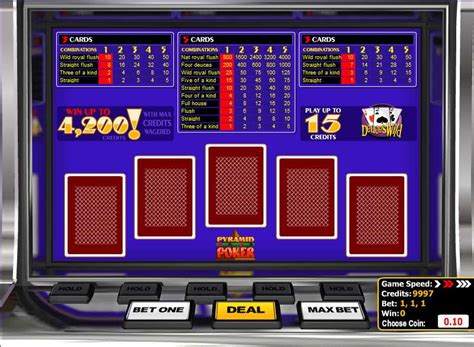 The deuces wild card game is among the varieties of poker. Play Pyramid Deuces Wild Video Poker from BetSoft for Free