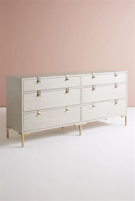 The classic design with panelled drawer fronts never goes out of style. Ingram Six-Drawer Dresser | Six drawer dresser, Dresser ...