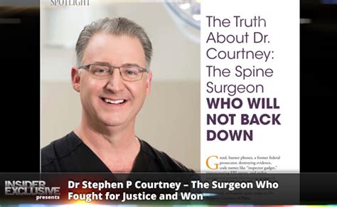 Dr Stephen P Courtney The Surgeon Who Fought For Justice And Won 2 The Insider Exclusive