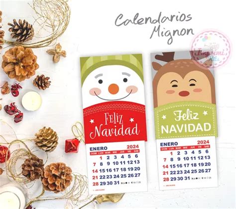 Kit Imprimible Calendario Mignon Fiestas Navidad P En Venta En Capital Federal Capital