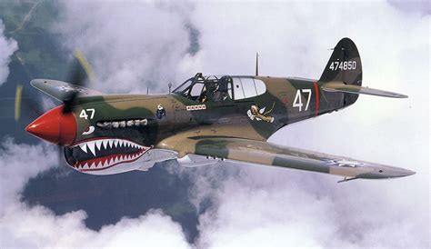 P 40 Warhawk Of The Avg Flying Tigers Panda Squadron Rwarthunder