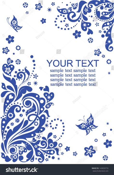 Blue Vertical Banner Stock Vector Illustration 143033719 Shutterstock