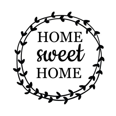 Home Sweet Home Svg Cut File Cricut Stencil Png File Dxf Etsy Uk