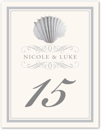 Silver Scallop Swirl Table Numbers | Table numbers, Wedding table numbers, Swirl