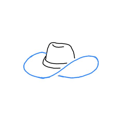 How To Draw A Cowboy Hat Step By Step Easy Drawing Guides Drawing