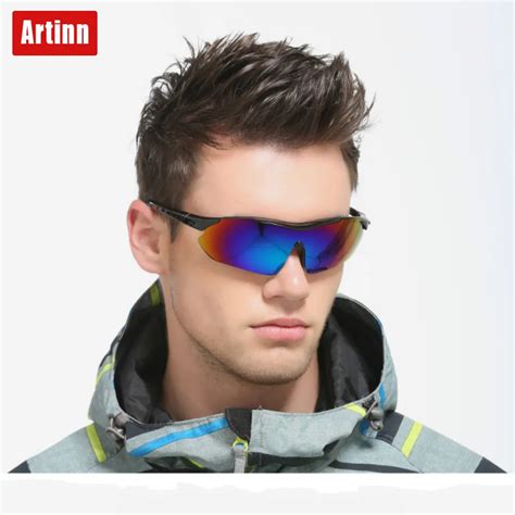 buy artinn sunglasses men cool outdoor sports sunglasses against sand sport