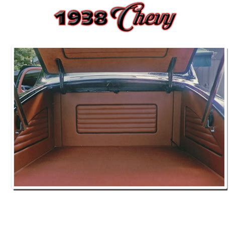 Schrecks Custom Upholstery 1938 Chevy Trunk