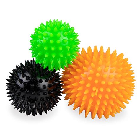 Set Of 3 Spiky Massage Balls