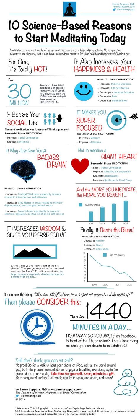 10 Scientifically Proven Health Benefits Of Meditation Infographic